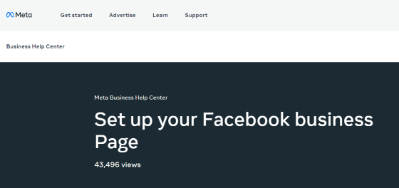 Set up a Facebook Business Page