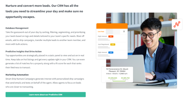 BoomTown offers an easy-to-use CRM