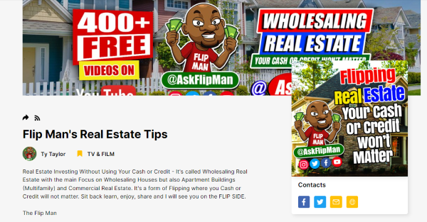 5. Flip Man's Real Estate Tips