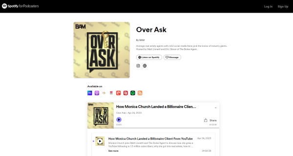 The Over Ask Podcast by Eric Simon