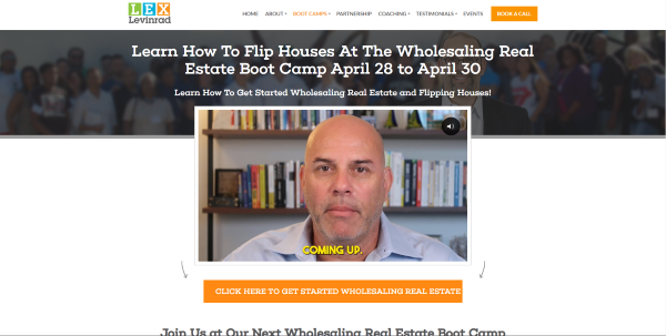 Wholesaling Real Estate Boot Camp by Lex Levinrad