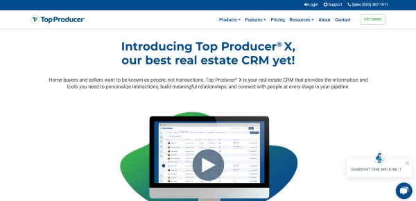 top producer crm website