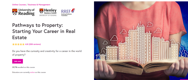 Empowered Investor vs. Pathways to Property Starting Your Career in Real Estate (FutureLearn x University of Reading)